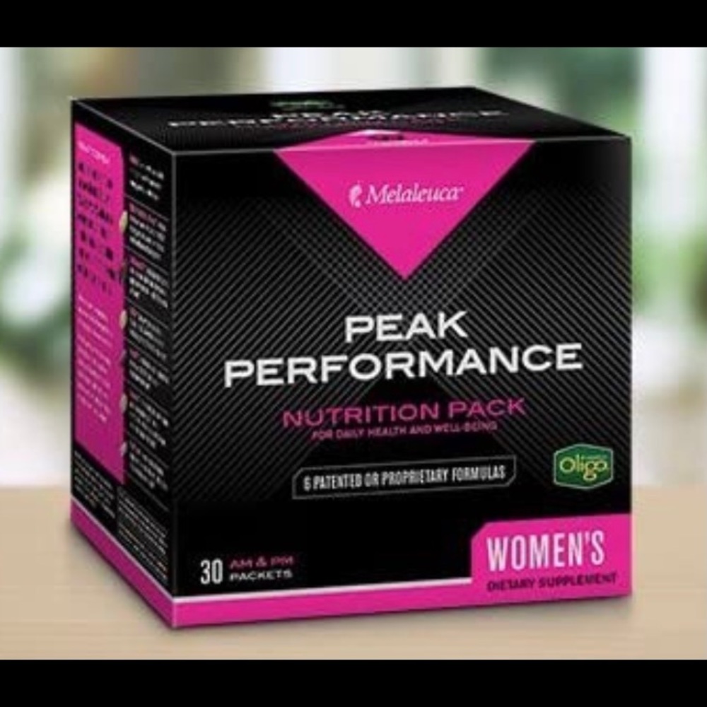 Melaleuca peak performance nutrition pack